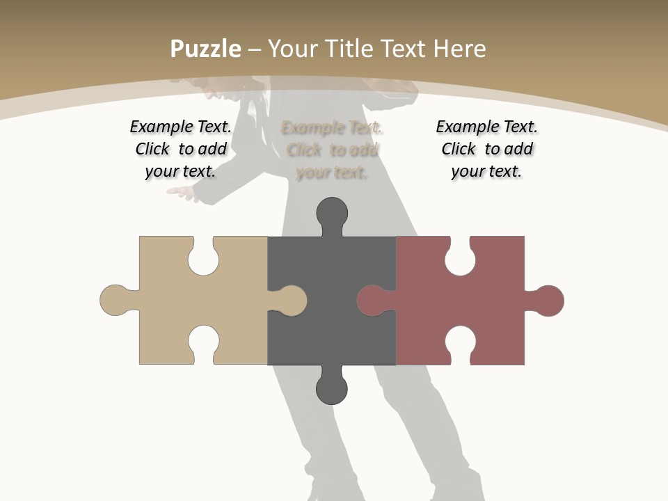 Outdoor Businessman Dangerous PowerPoint Template