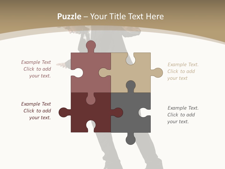 Outdoor Businessman Dangerous PowerPoint Template