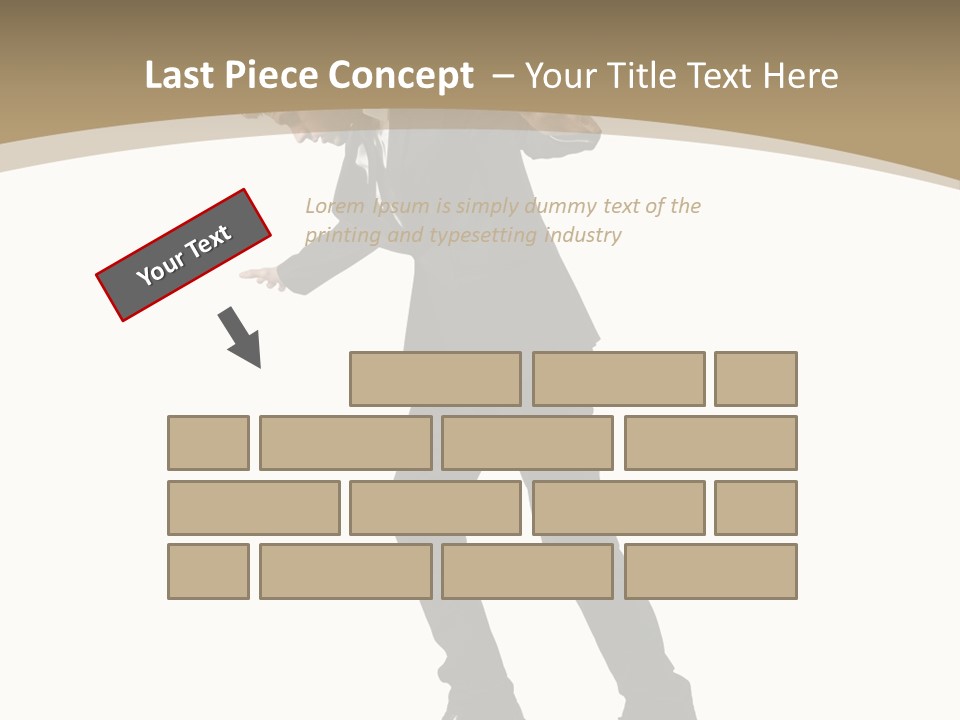 Outdoor Businessman Dangerous PowerPoint Template