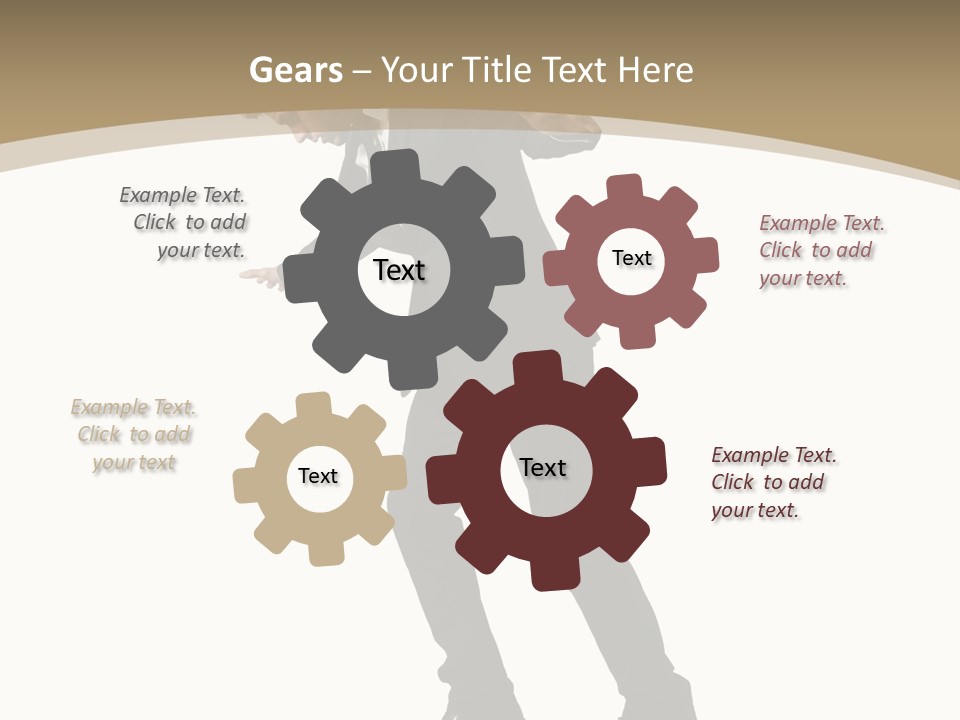 Outdoor Businessman Dangerous PowerPoint Template