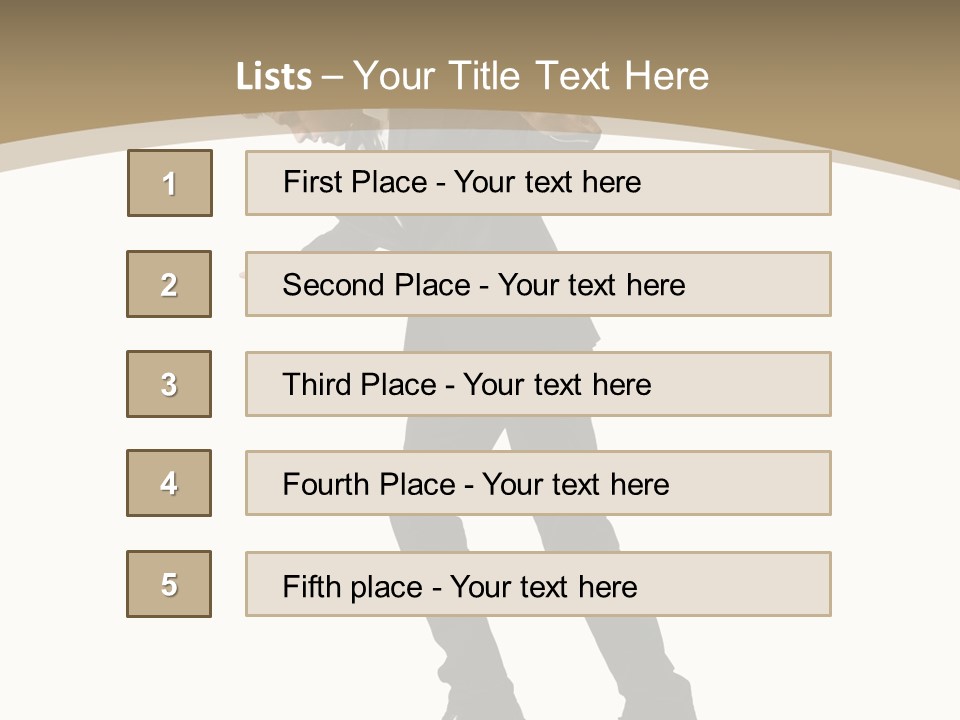 Outdoor Businessman Dangerous PowerPoint Template