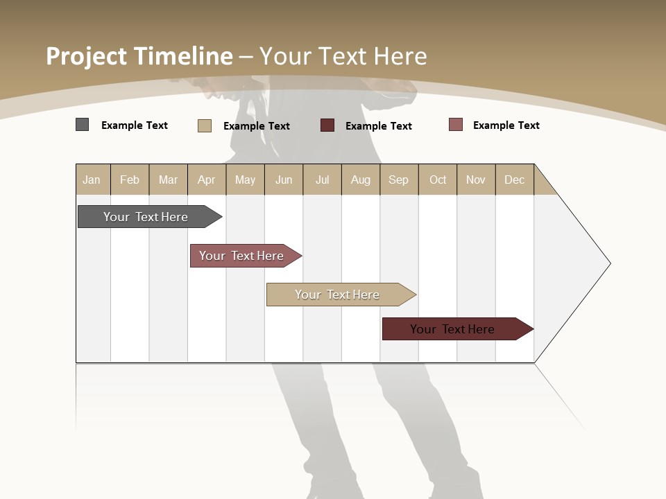 Outdoor Businessman Dangerous PowerPoint Template