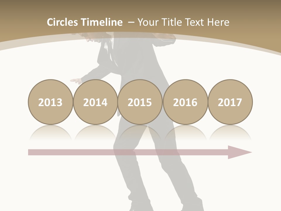 Outdoor Businessman Dangerous PowerPoint Template