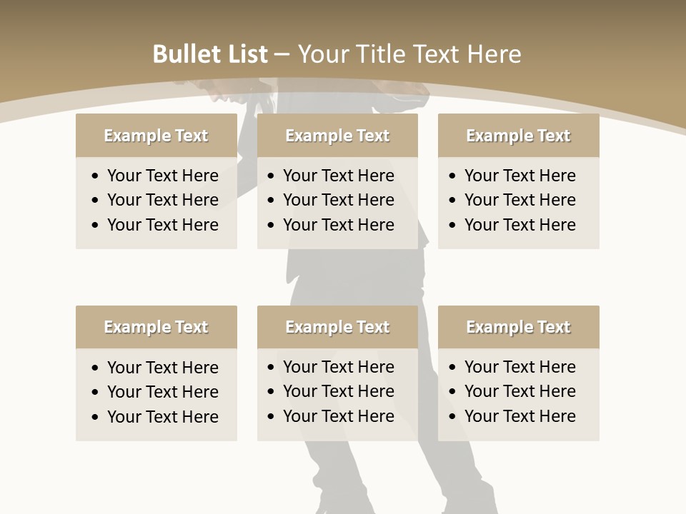 Outdoor Businessman Dangerous PowerPoint Template