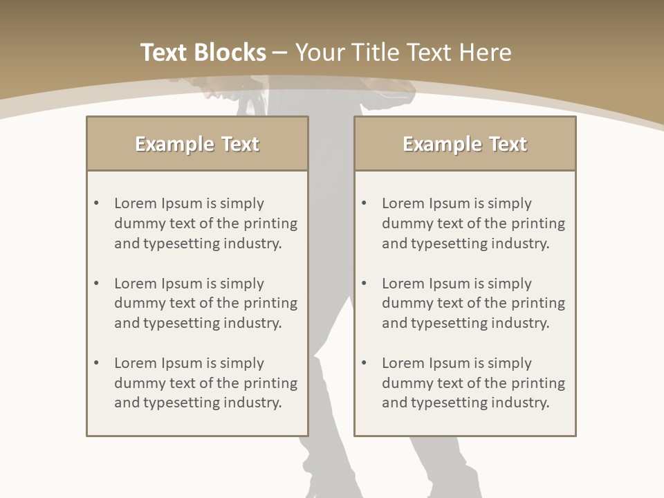 Outdoor Businessman Dangerous PowerPoint Template