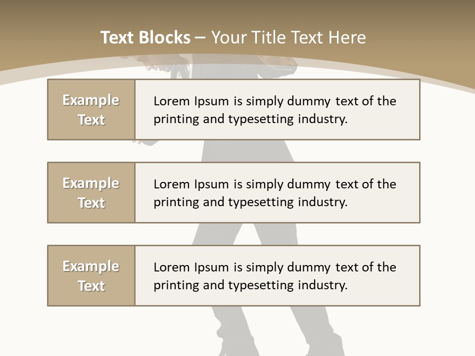 Outdoor Businessman Dangerous PowerPoint Template