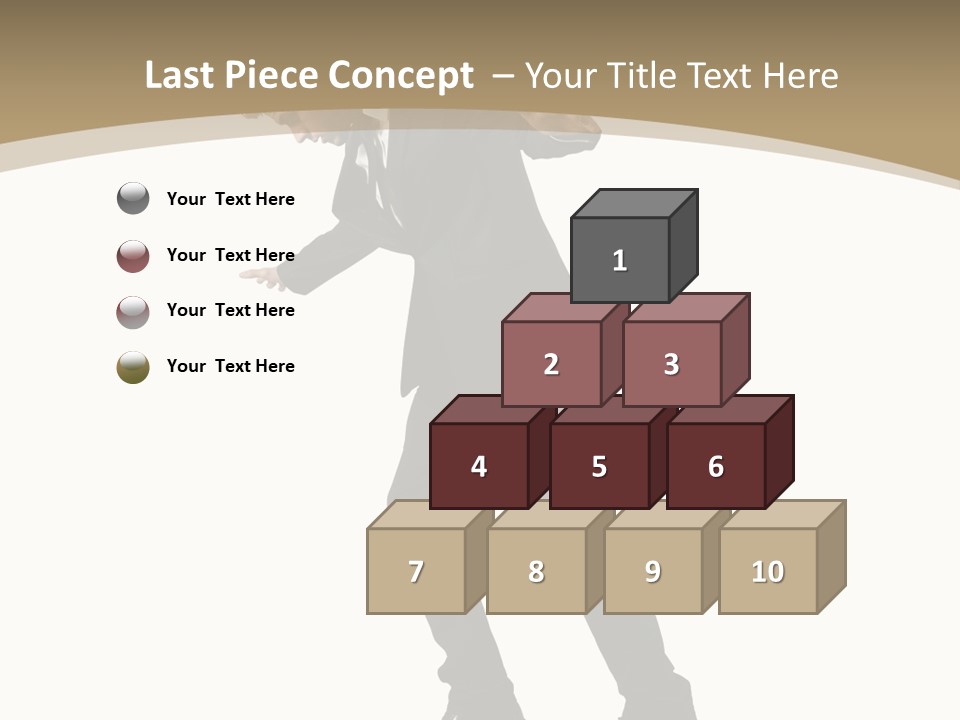 Outdoor Businessman Dangerous PowerPoint Template