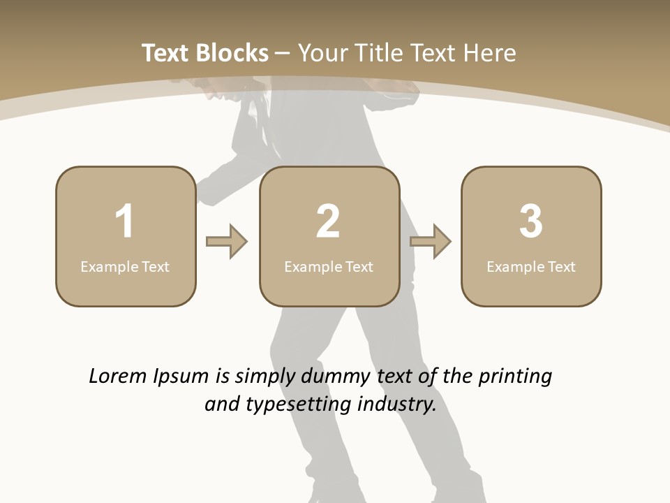 Outdoor Businessman Dangerous PowerPoint Template