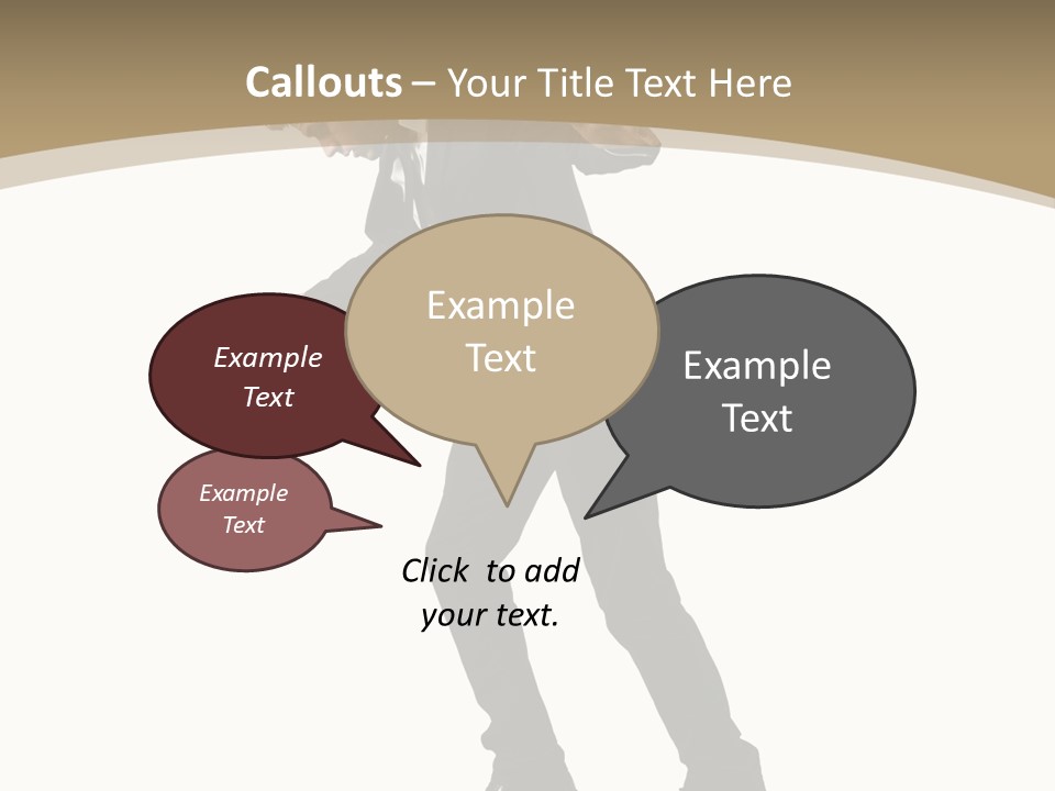 Outdoor Businessman Dangerous PowerPoint Template