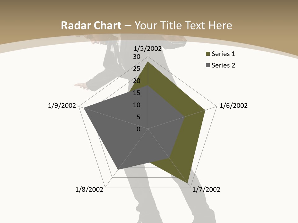 Outdoor Businessman Dangerous PowerPoint Template