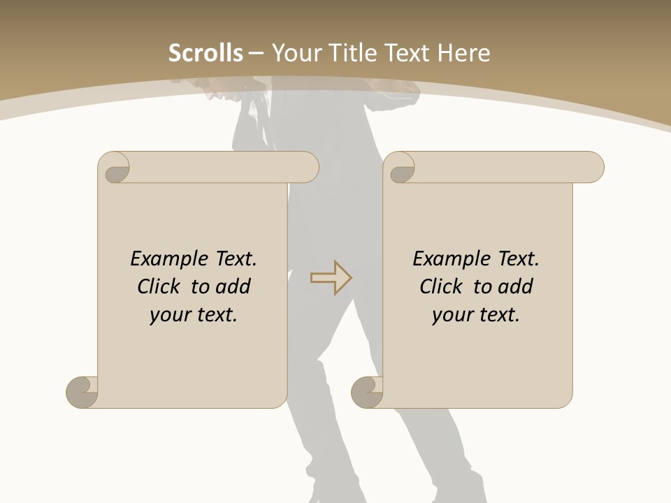Outdoor Businessman Dangerous PowerPoint Template