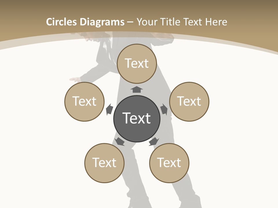 Outdoor Businessman Dangerous PowerPoint Template