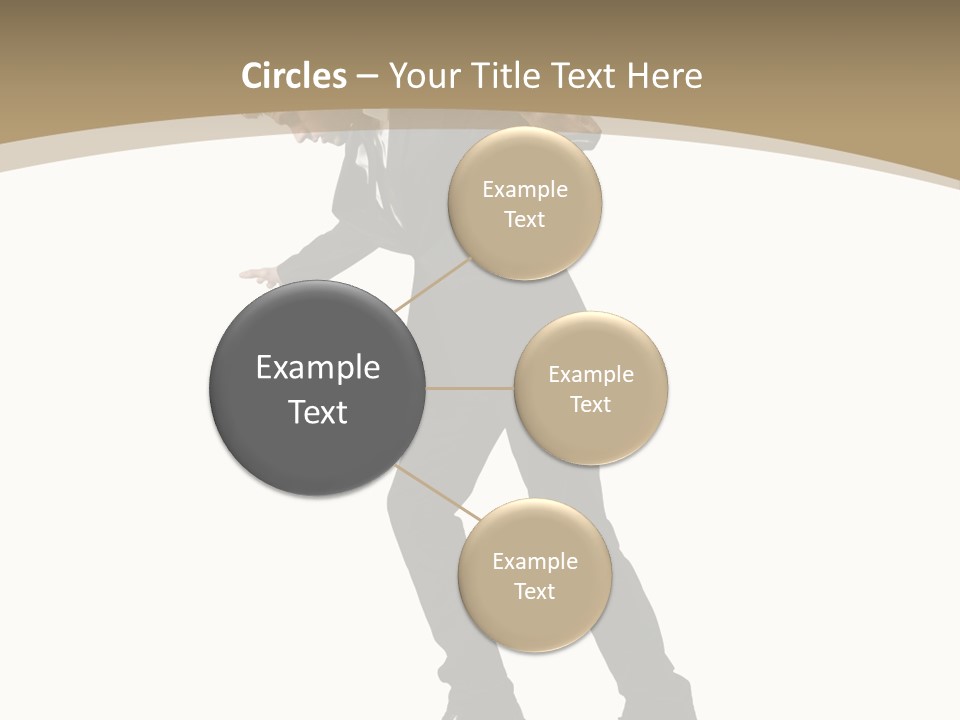 Outdoor Businessman Dangerous PowerPoint Template