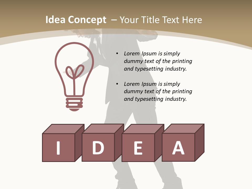 Outdoor Businessman Dangerous PowerPoint Template