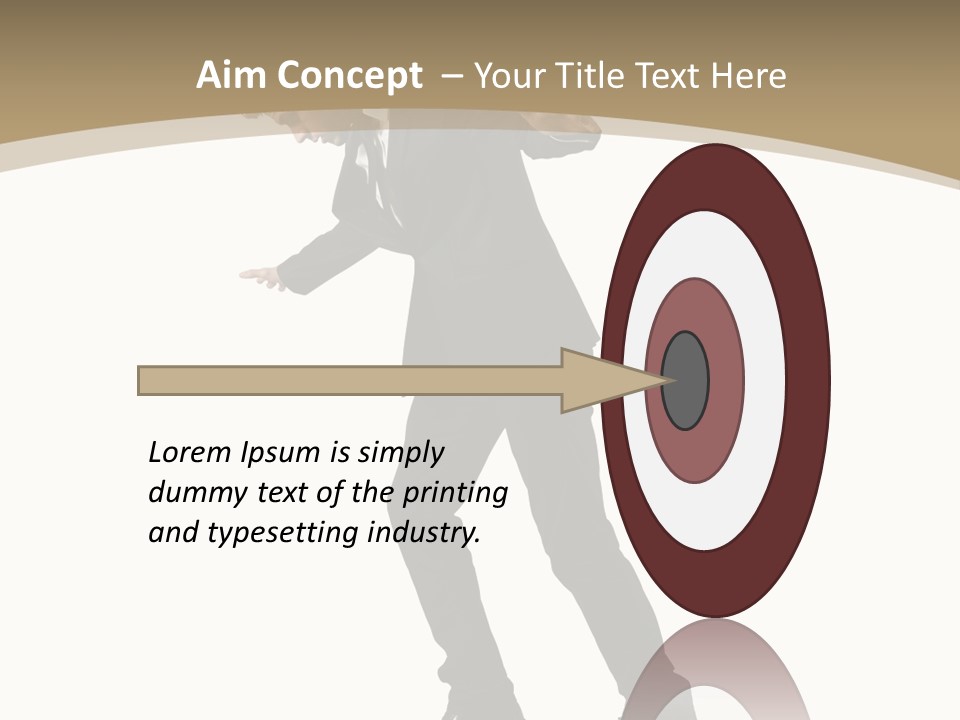 Outdoor Businessman Dangerous PowerPoint Template