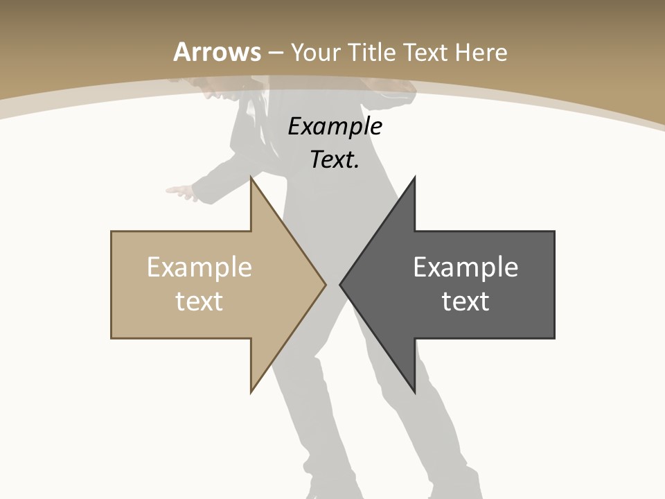 Outdoor Businessman Dangerous PowerPoint Template