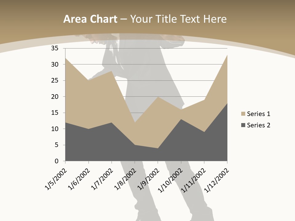 Outdoor Businessman Dangerous PowerPoint Template