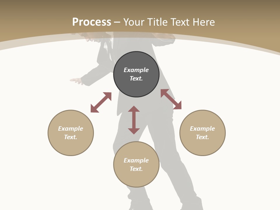 Outdoor Businessman Dangerous PowerPoint Template