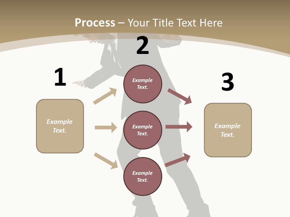 Outdoor Businessman Dangerous PowerPoint Template