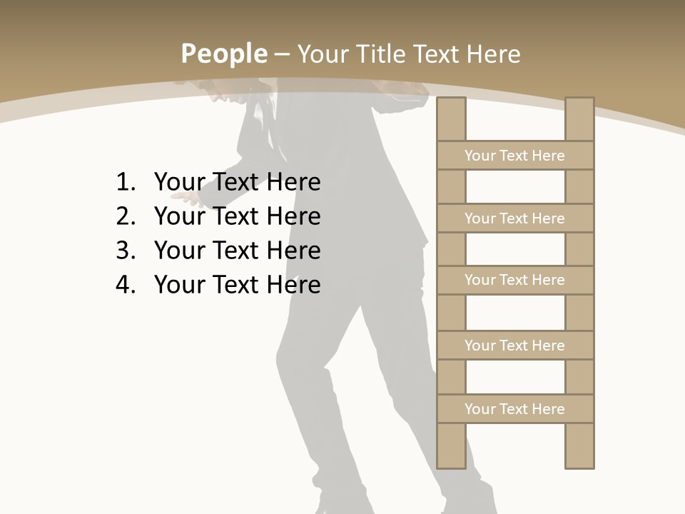 Outdoor Businessman Dangerous PowerPoint Template