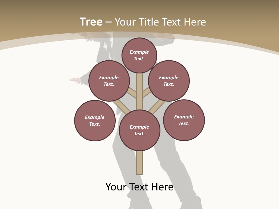 Outdoor Businessman Dangerous PowerPoint Template