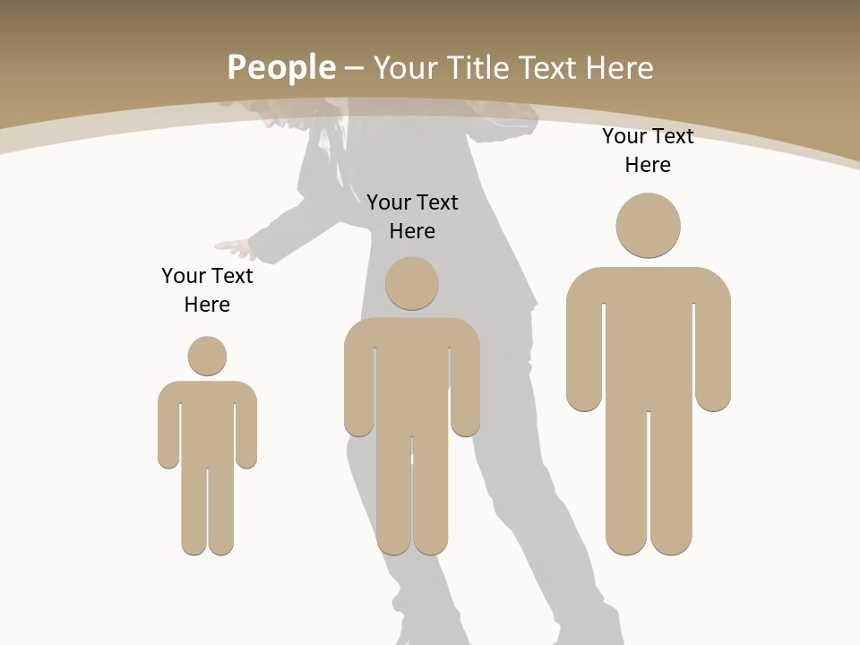 Outdoor Businessman Dangerous PowerPoint Template