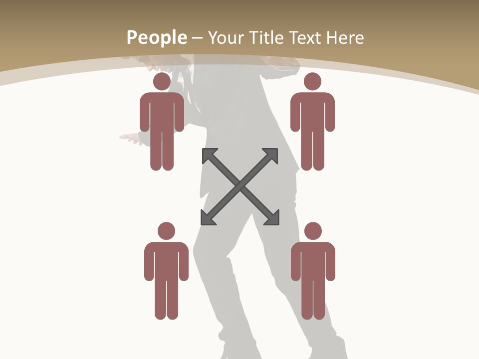 Outdoor Businessman Dangerous PowerPoint Template