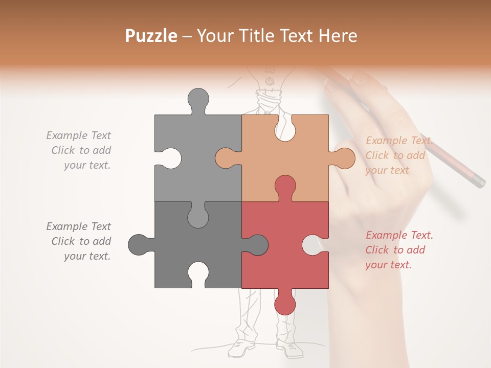 Education Think Answer PowerPoint Template