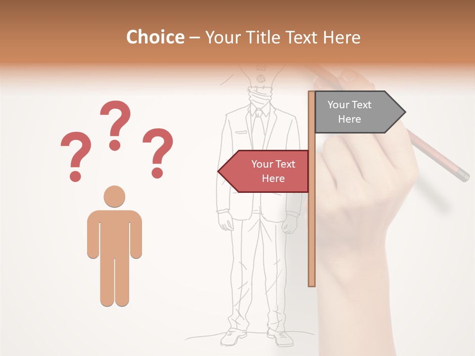 Education Think Answer PowerPoint Template