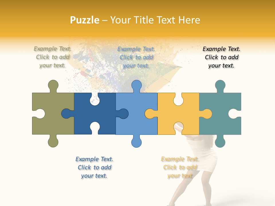 Protection Splash Beauty PowerPoint Template