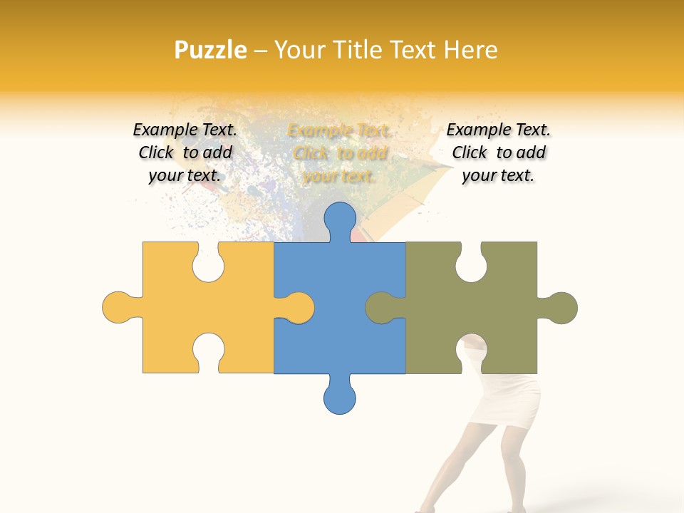 Protection Splash Beauty PowerPoint Template