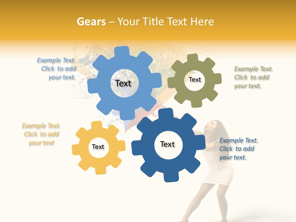 Protection Splash Beauty PowerPoint Template