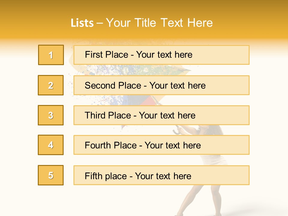 Protection Splash Beauty PowerPoint Template