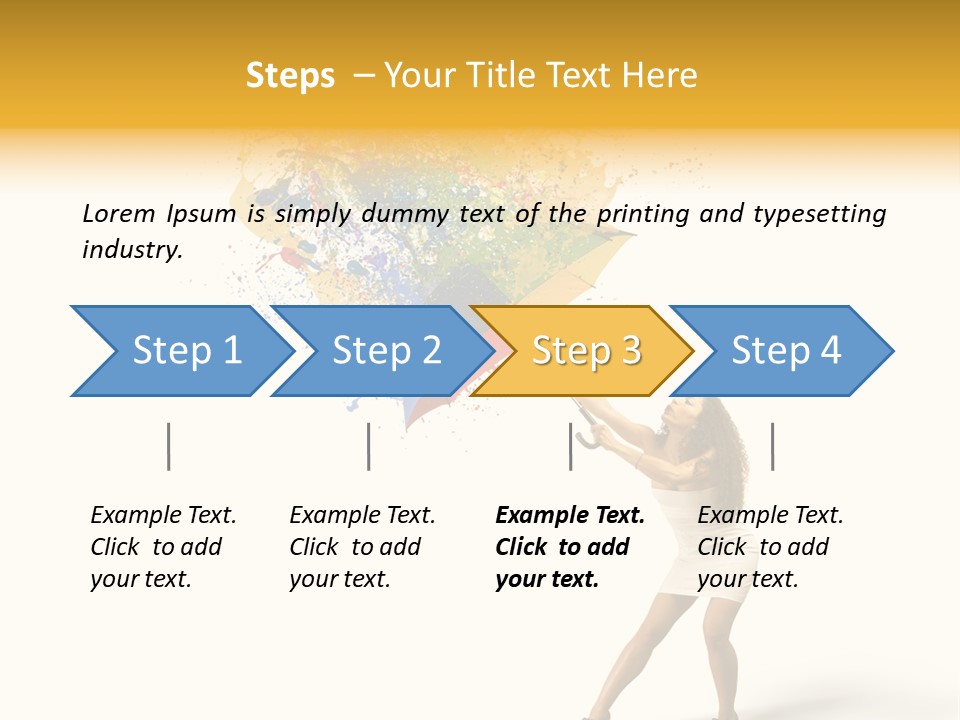 Protection Splash Beauty PowerPoint Template