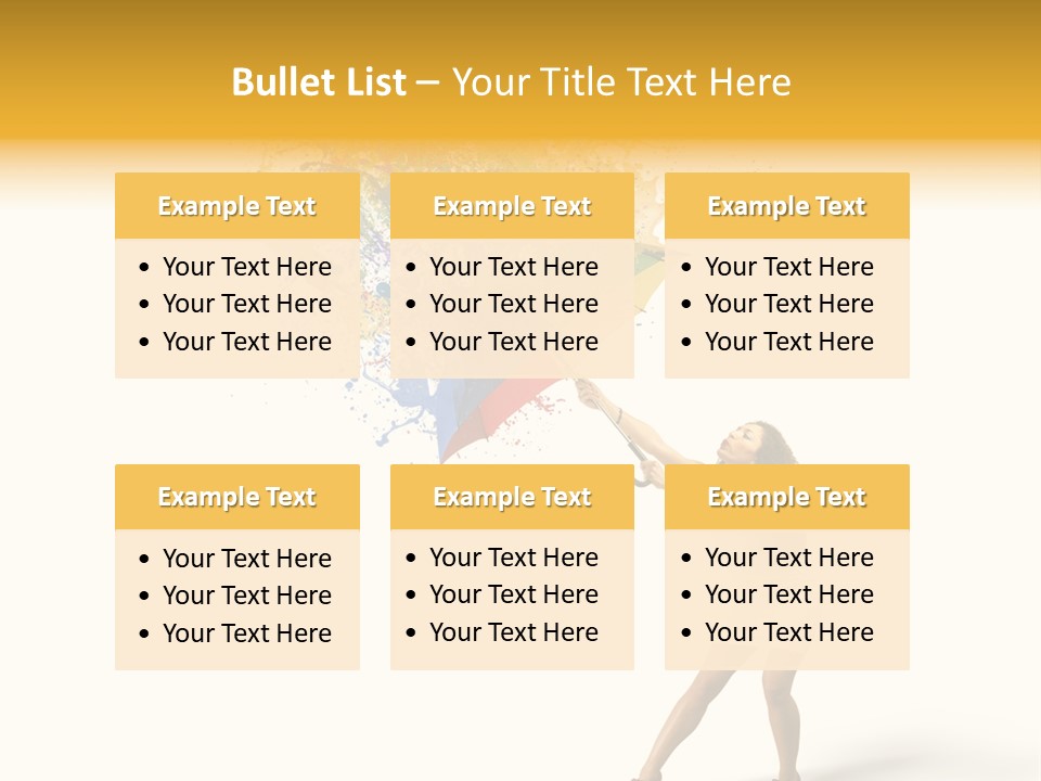 Protection Splash Beauty PowerPoint Template