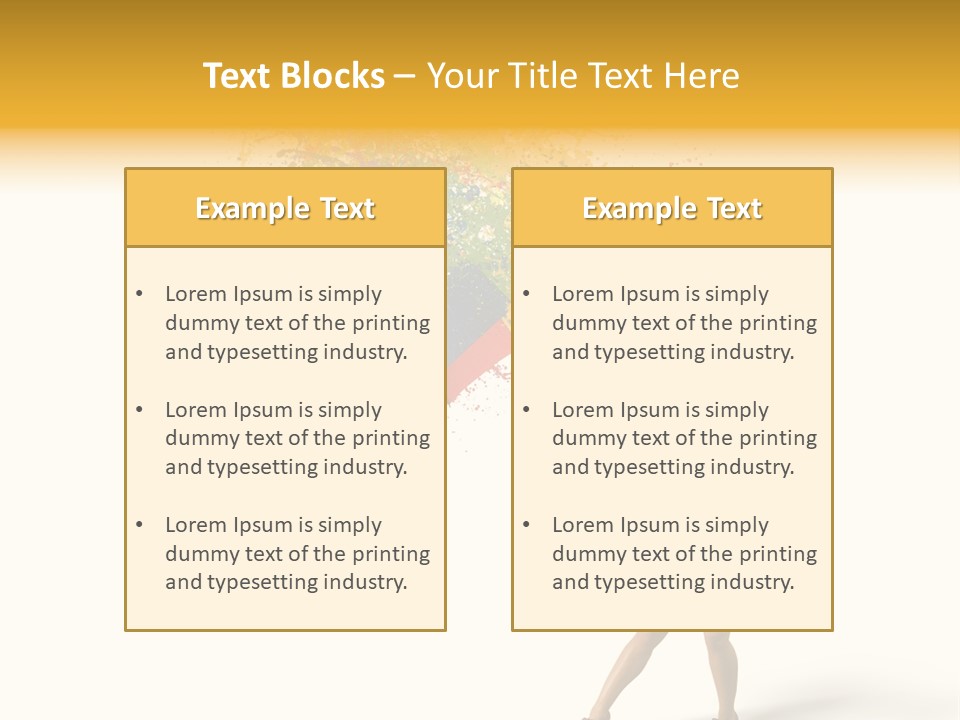 Protection Splash Beauty PowerPoint Template