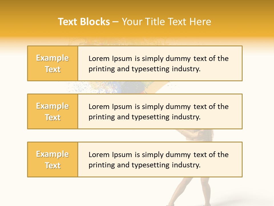 Protection Splash Beauty PowerPoint Template