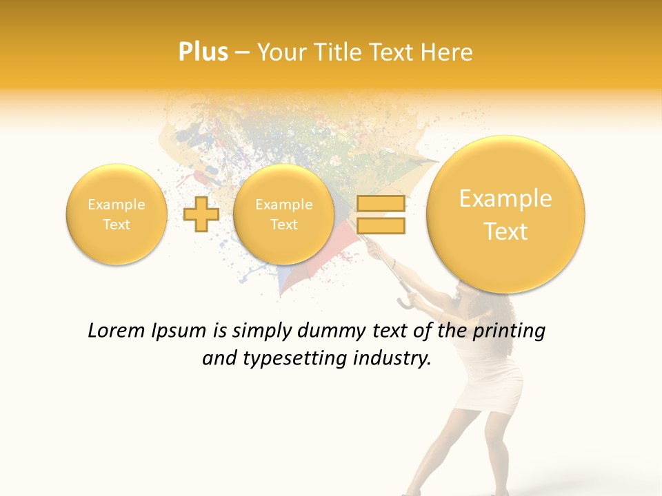 Protection Splash Beauty PowerPoint Template