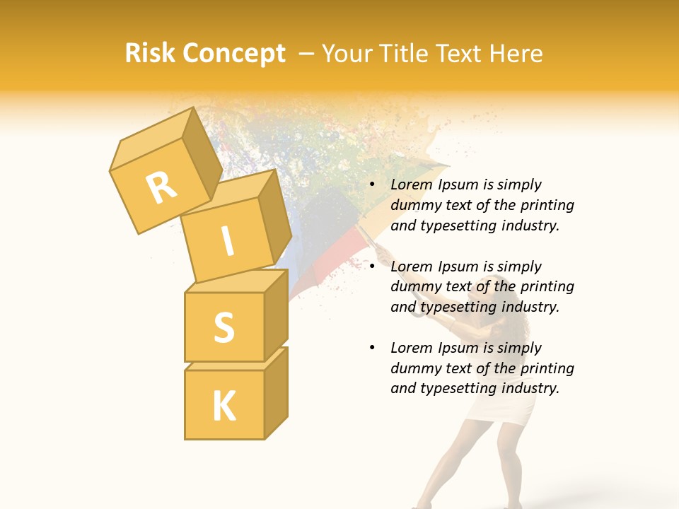 Protection Splash Beauty PowerPoint Template