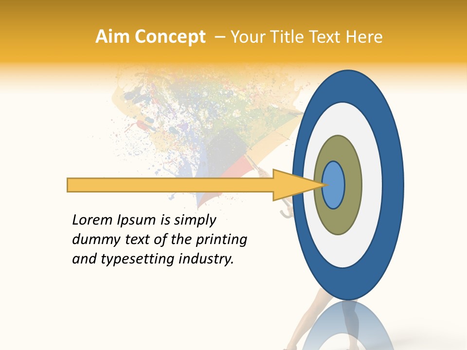 Protection Splash Beauty PowerPoint Template