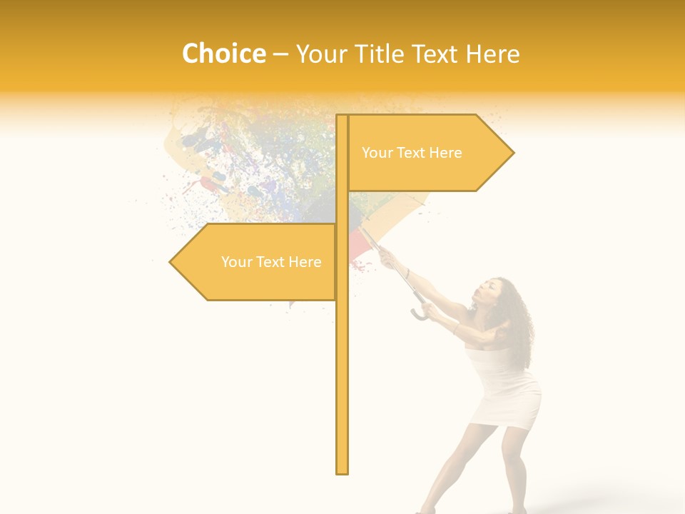 Protection Splash Beauty PowerPoint Template