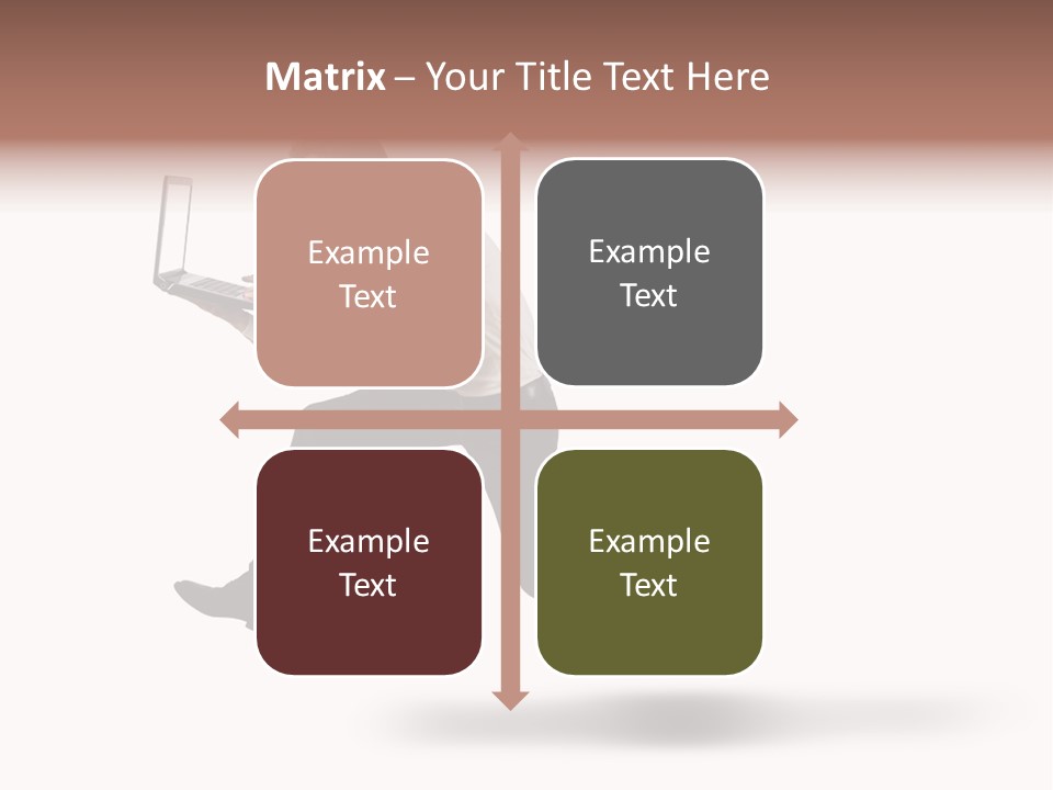 Run Start Laptop PowerPoint Template