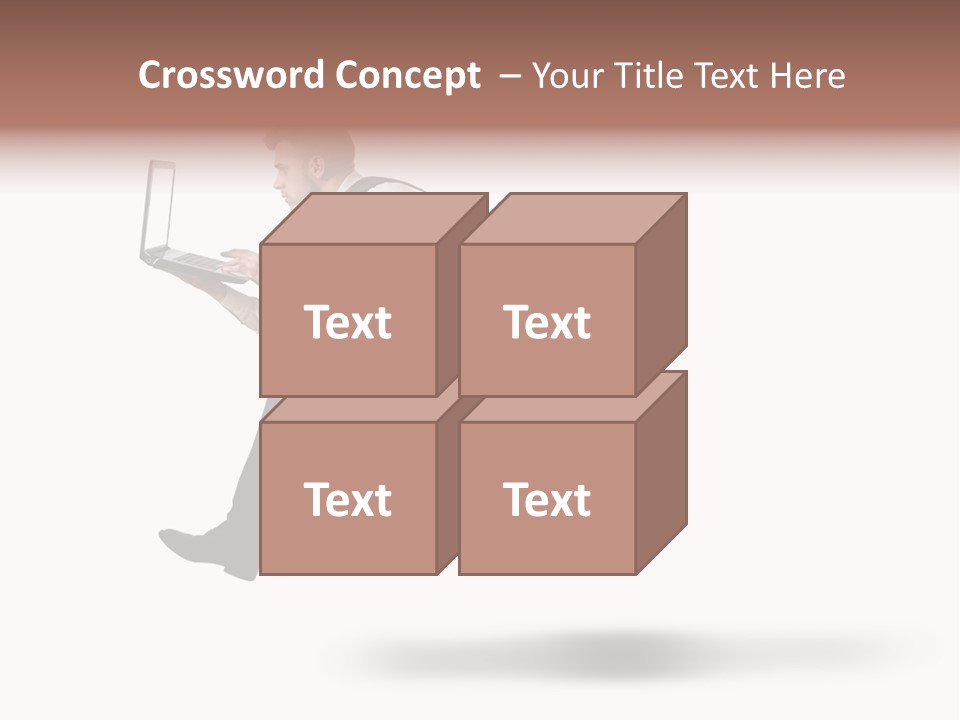 Run Start Laptop PowerPoint Template