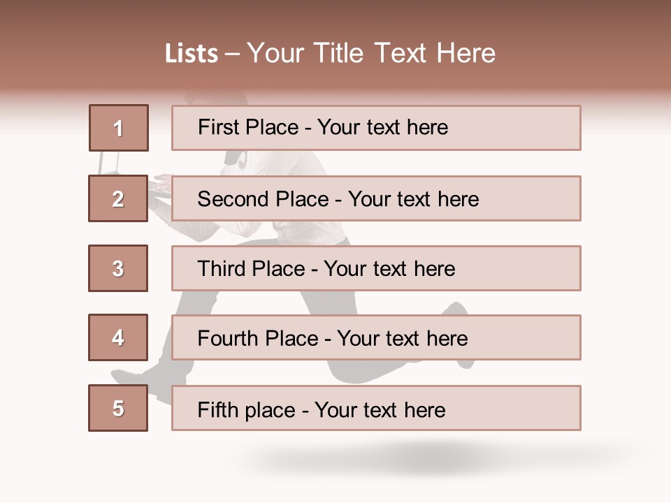 Run Start Laptop PowerPoint Template