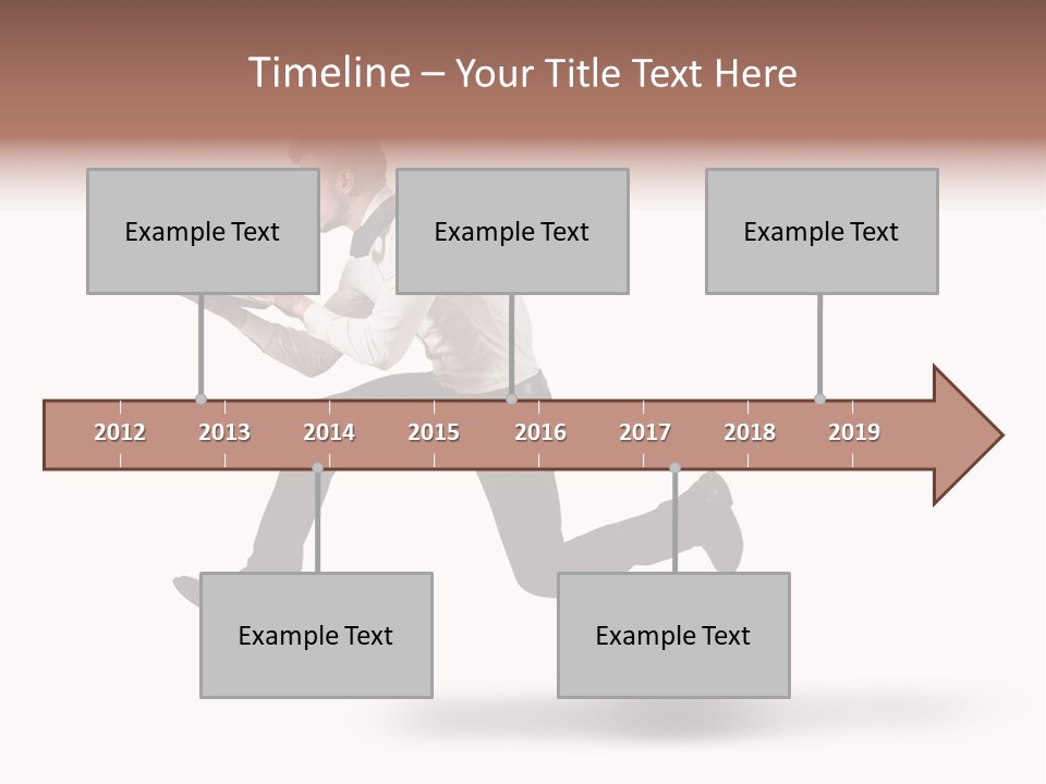 Run Start Laptop PowerPoint Template