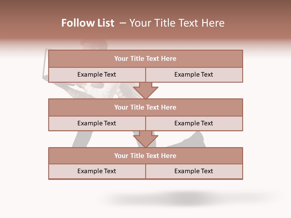 Run Start Laptop PowerPoint Template