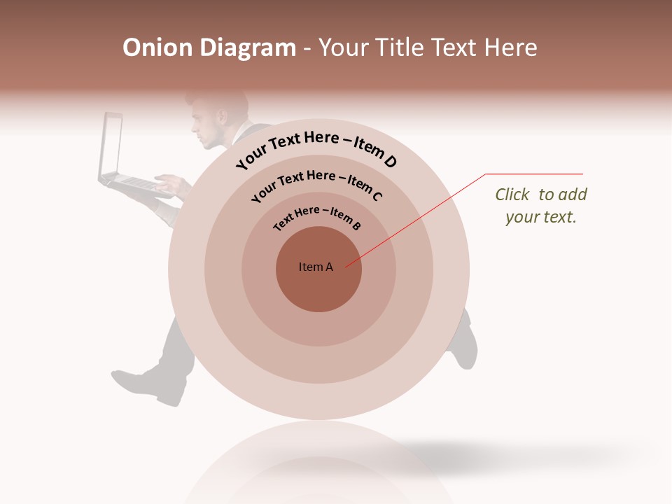 Run Start Laptop PowerPoint Template