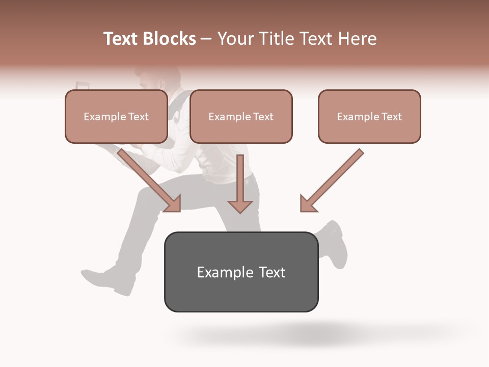 Run Start Laptop PowerPoint Template