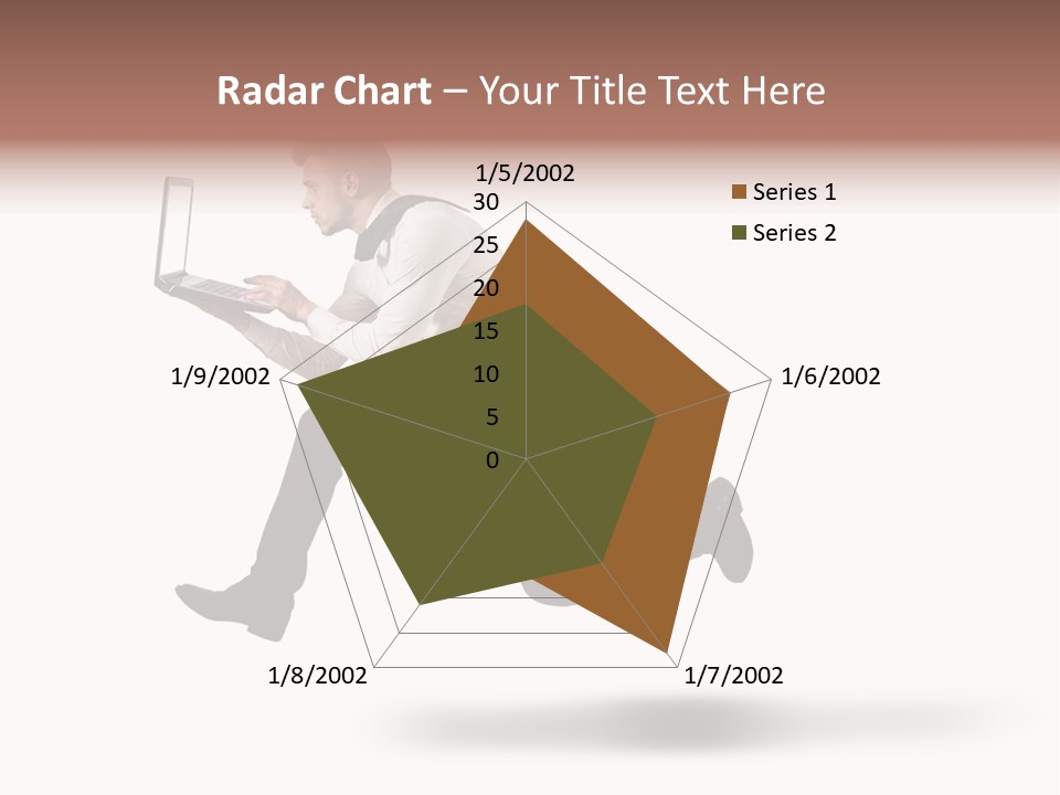 Run Start Laptop PowerPoint Template