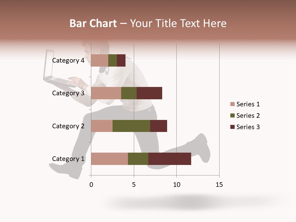 Run Start Laptop PowerPoint Template